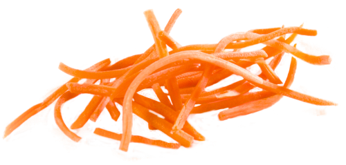 isolated carrots stripes