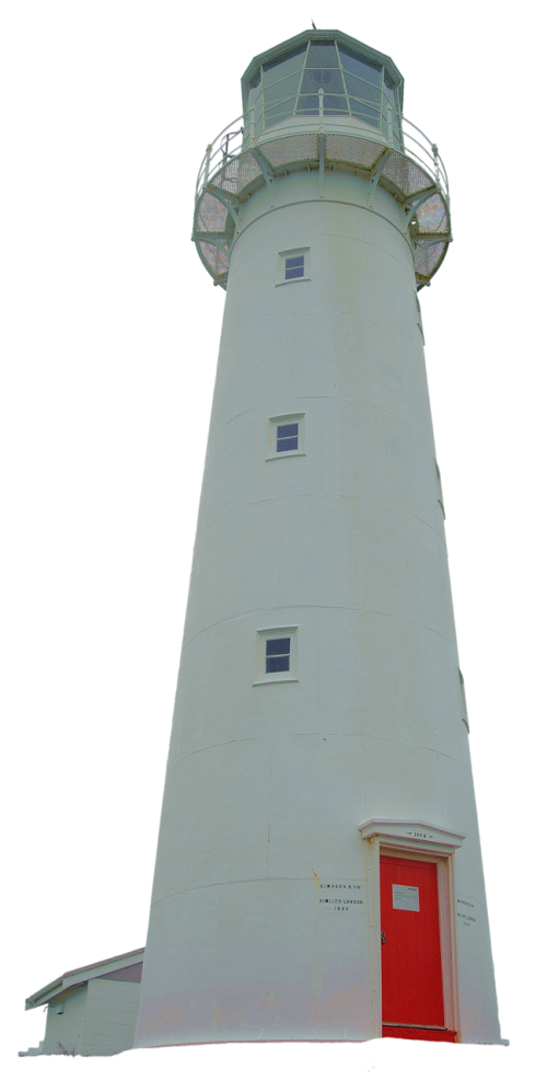isolated lighthouse coast