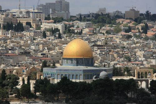 israel jerusalem the rock temple