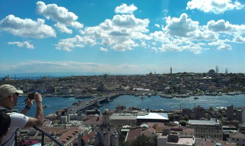 istanbul galata tower view