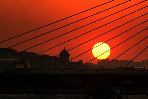 istanbul day sunset