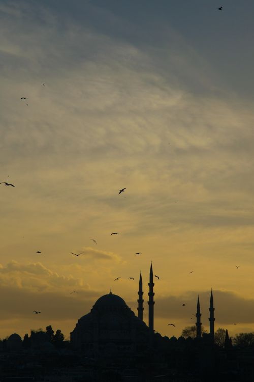 istanbul sunset sky