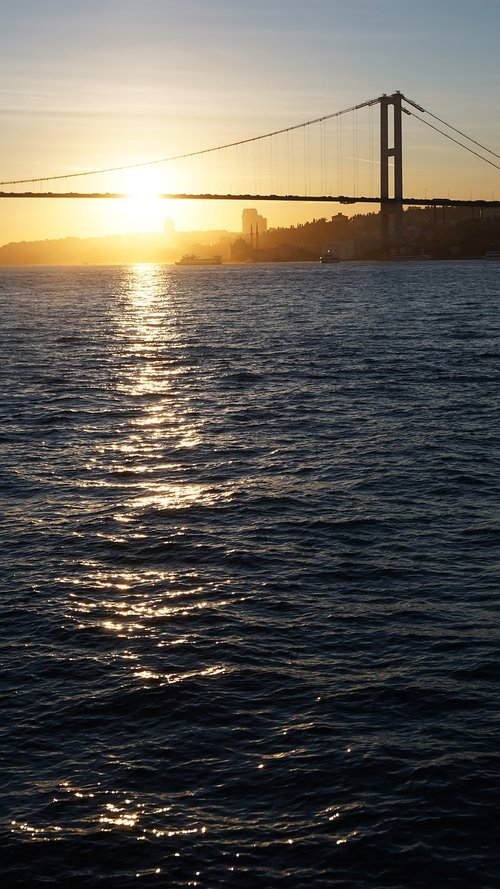 istanbul  turkey  sunset