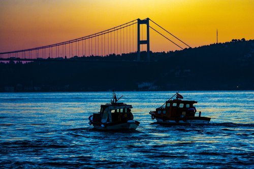 istanbul  boats  fishing