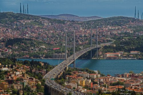 istanbul landscape bridge