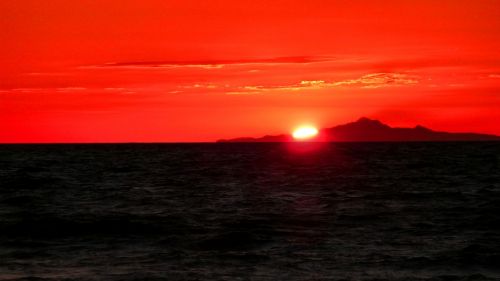 italy sunset mediterranean