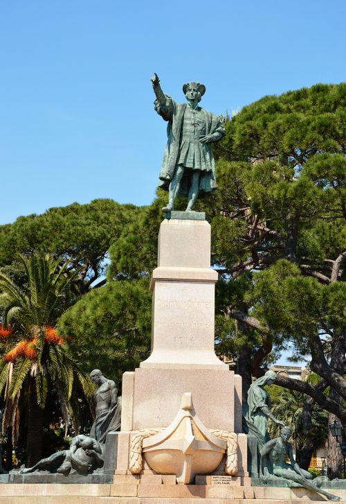italy rapallo statue