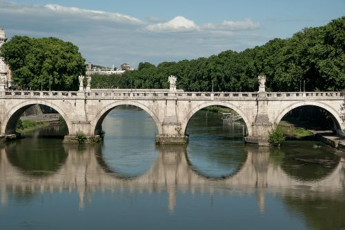 italy rome bridge