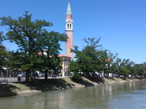 italy tower river