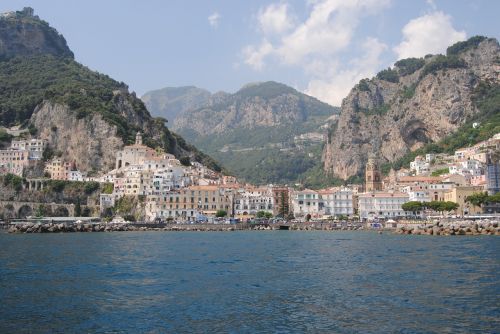 italy amalfi coast town