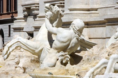 italy rome trevi fountain
