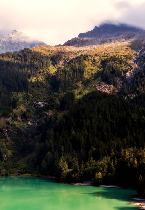 italy mountains lake