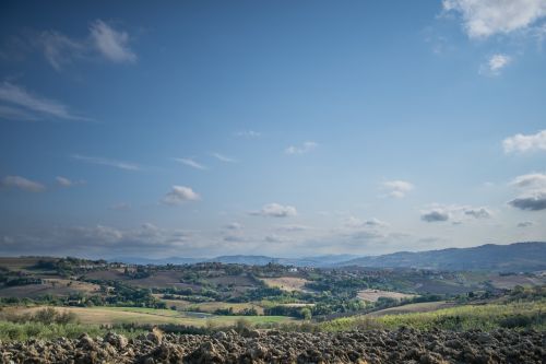 italy landscape hills