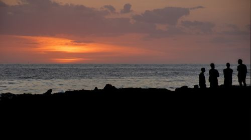 italy beach sunset