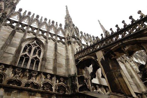 italy  milan cathedral  church