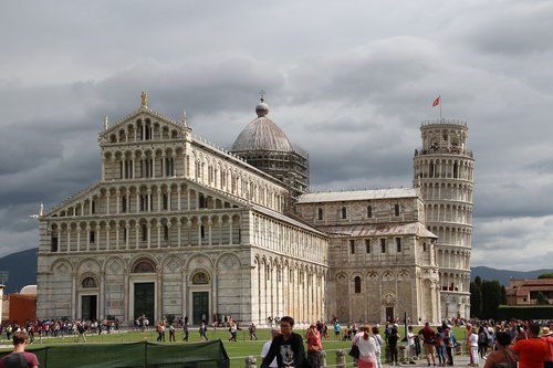 italy  pisa  clouds