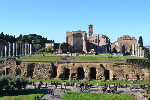 italy rome columns