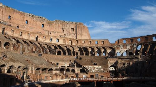 italy amphitheater ruin