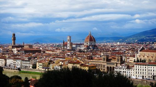 italy florence michelangelo square