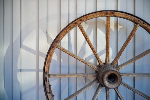 jackson town wagon wheel light and shadow