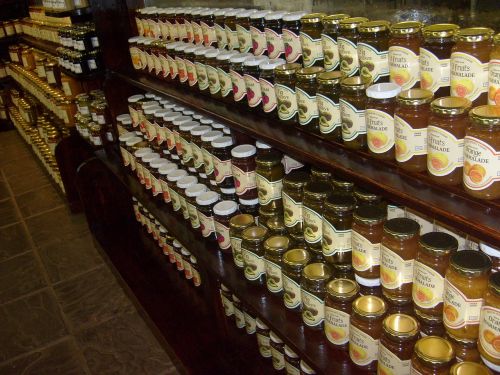 jam preserves shelf