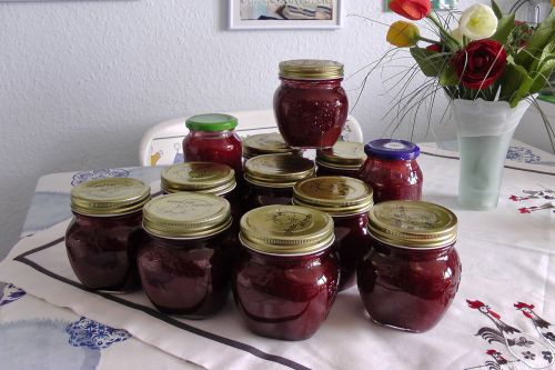 jam strawberry jam glasses