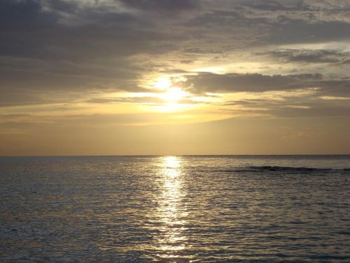 jamaica beach sunset