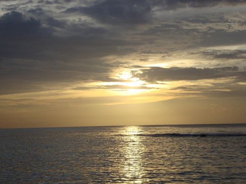 jamaica beach sunset