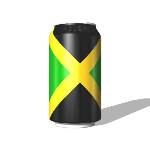 jamaica 3d the national flag