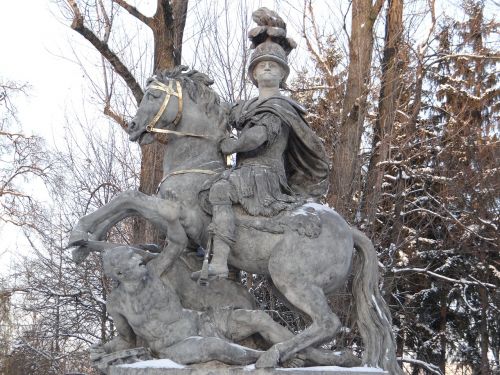 jan sobieski monument on horseback