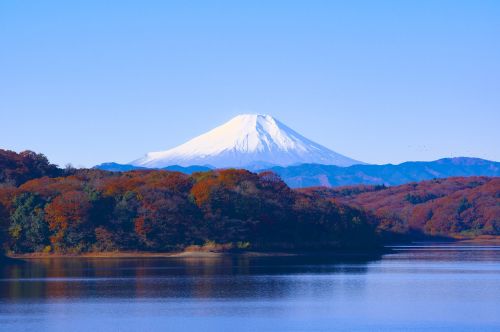 japan mt fuji sayama lake