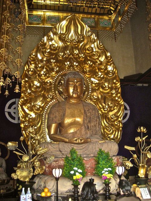 japan golden buddha religion