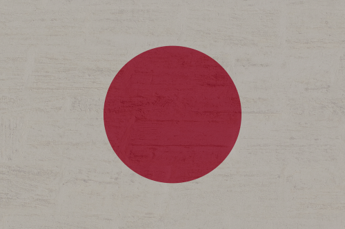 japan flag land