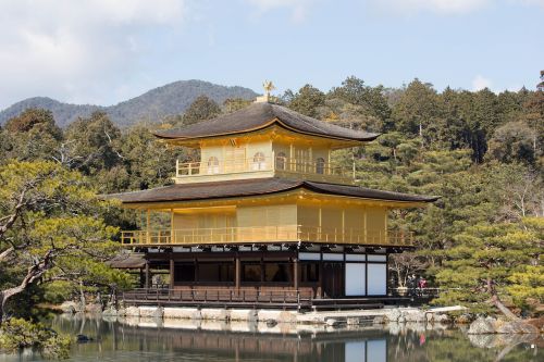 japan temple of the golden pavilion kyoto