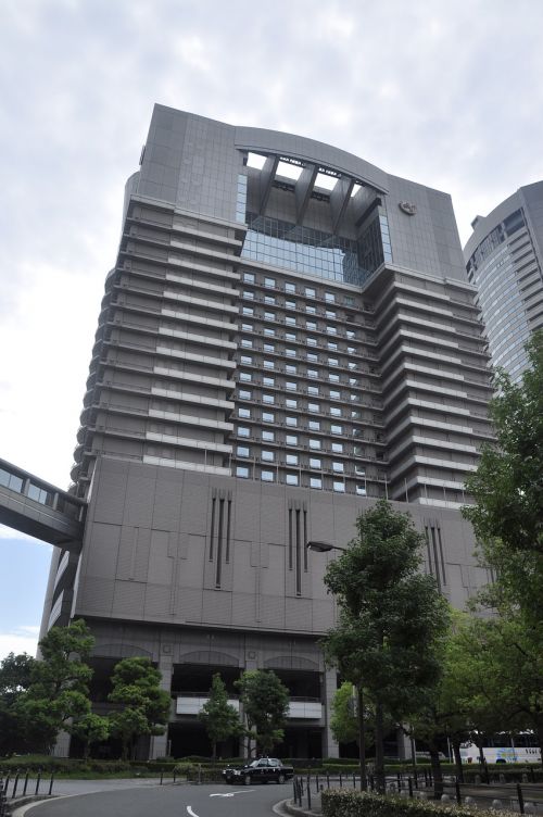 japan osaka high-rise building