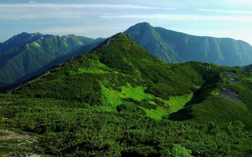 japan landscape mountains