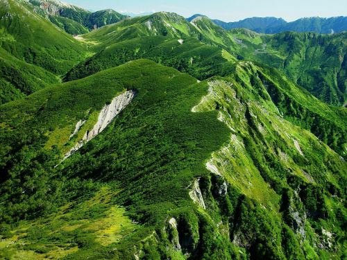 japan landscape mountains