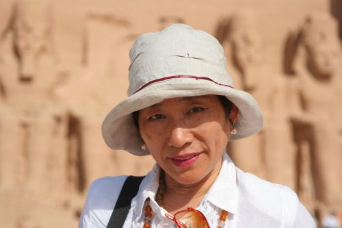 japanese woman egypt