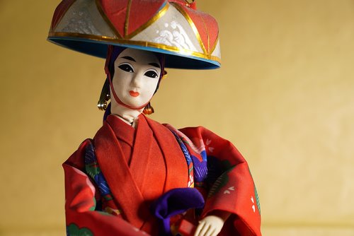 japanese doll  hand made  handicraft