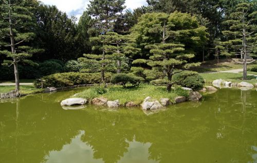 japanese garden lake water