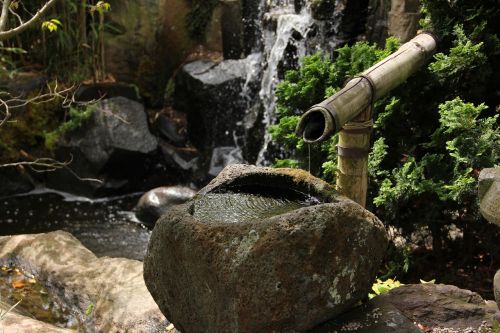 japanese garden water feature timelessness