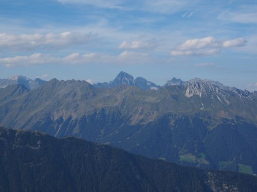 jaufenspitze mountains view