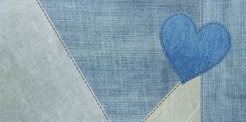 jeans fabric blue