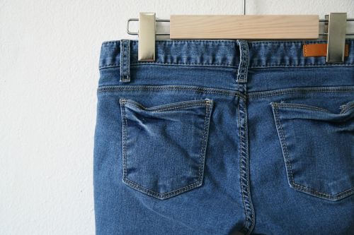 jeans detail bonded