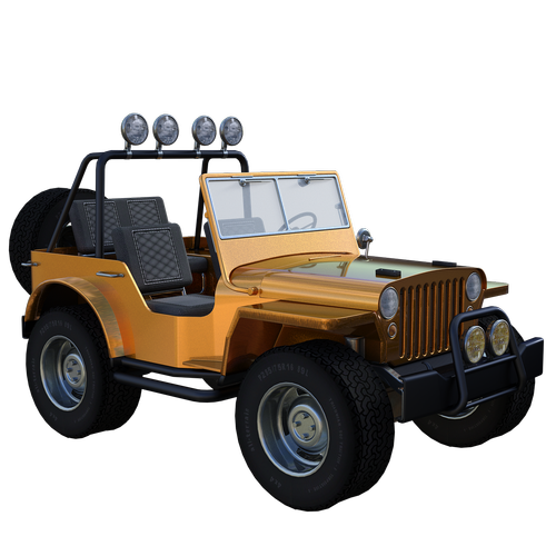 jeep  3d  vehicle