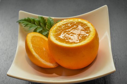 jelly sun king orange dessert