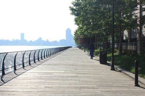 jersey city boardwalk skyline