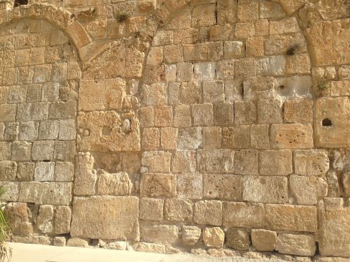jerusalem israel jerusalem stone brick wall