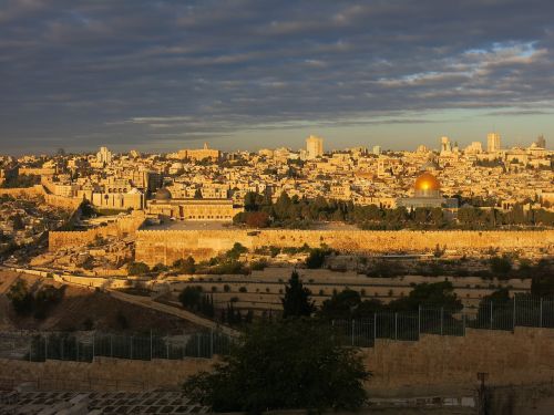 jerusalem israel morgenstimmung