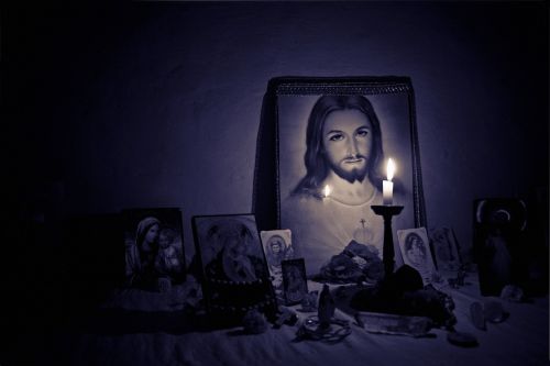 jesus altar light